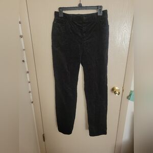 Lauren Ralph Lauren Green Label Black Velvet Filigree Pants Womens Size 6